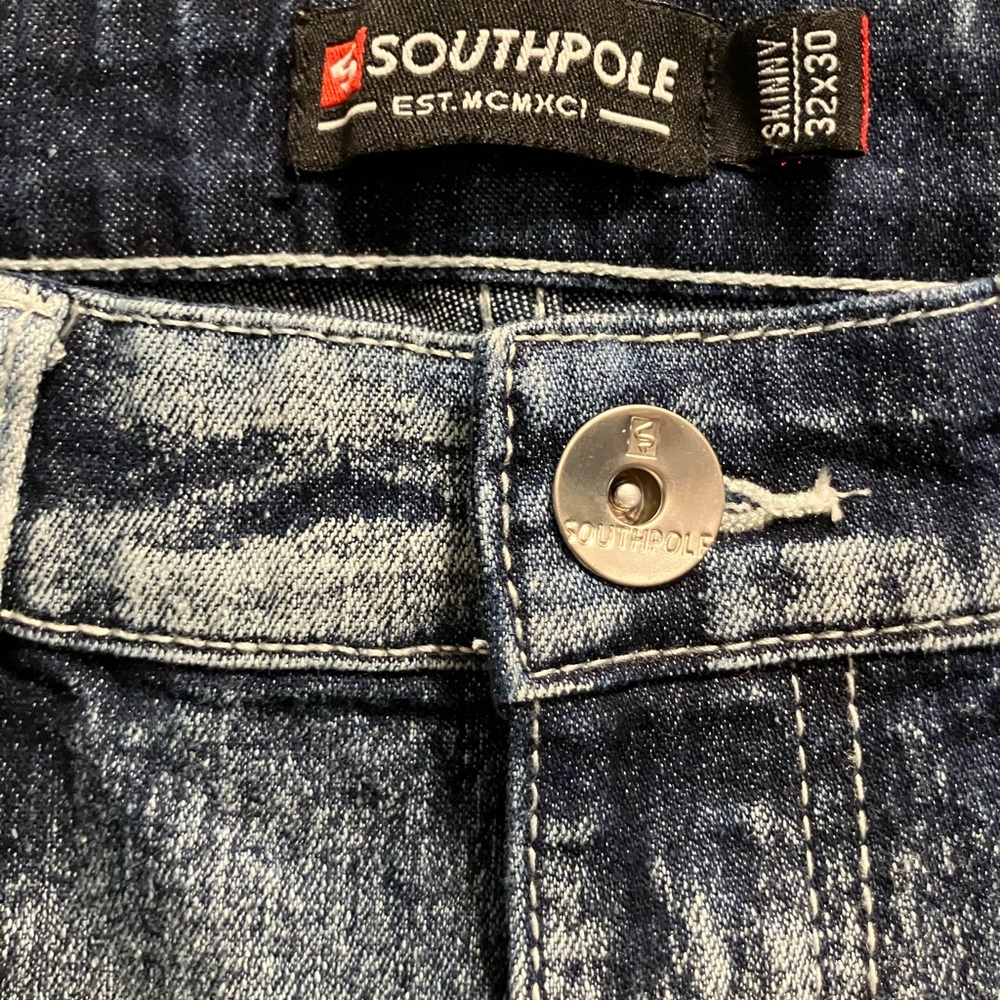 SOUTH POLE  Skinny Jeans Mens  Size:32X30 - Picture 2 of 11
